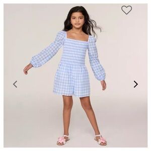 Janie and Jack The Emma Gingham Smocked Romper